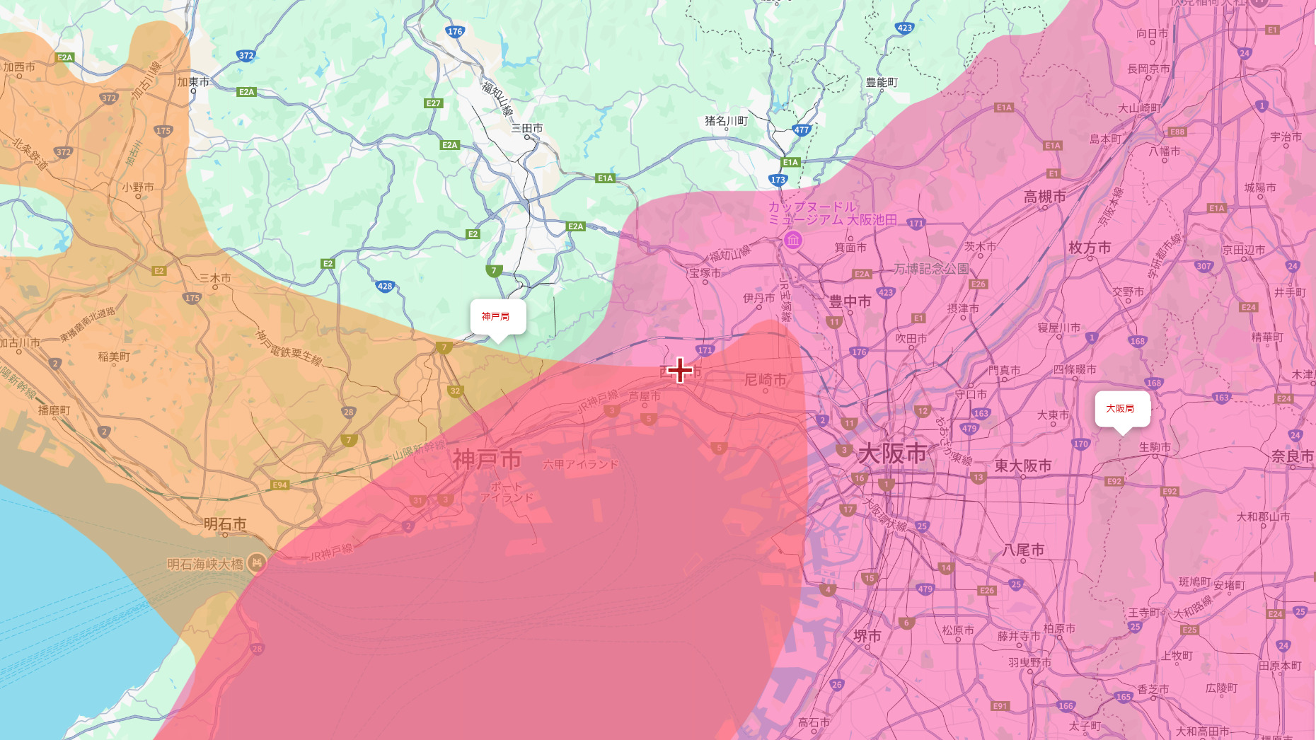 西宮市の電波事情